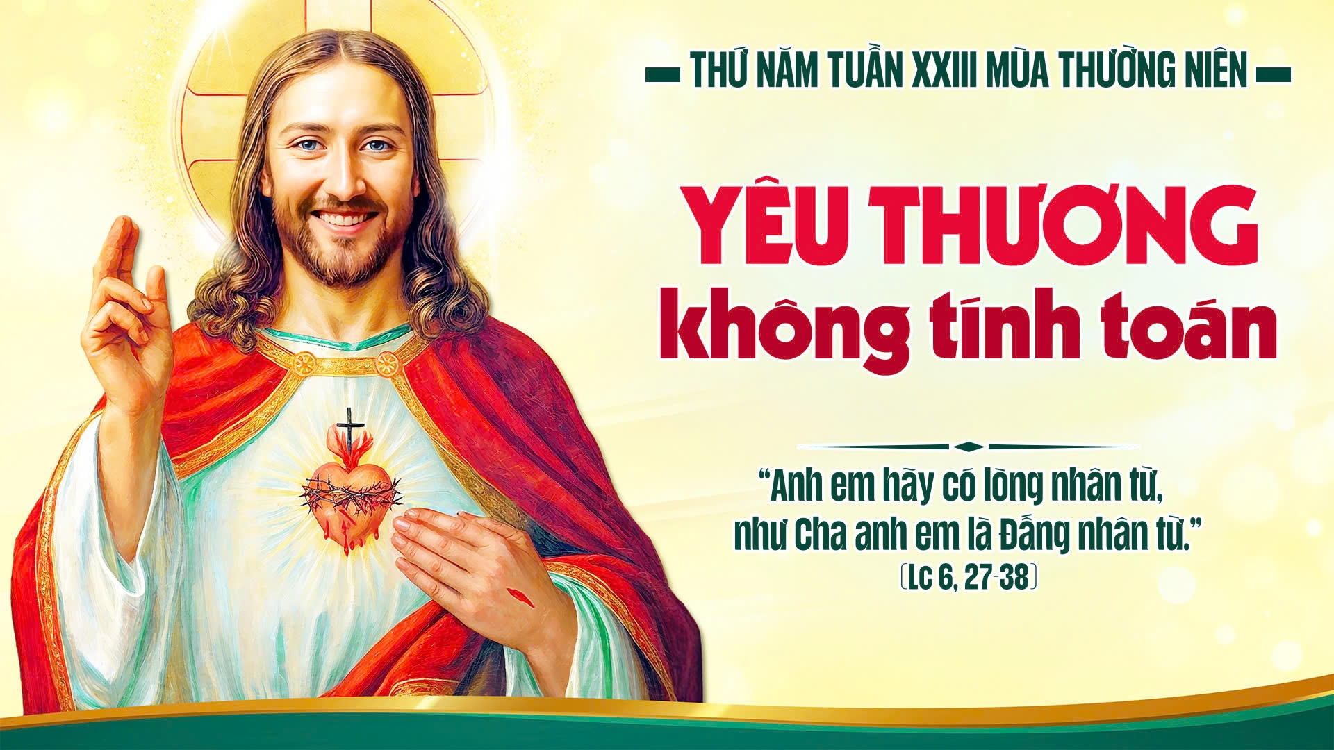 Suy Niệm Lời Chúa | Thứ Năm Sau Chúa Nhật Tuần XXIII Mùa Thường niên | Lc 6, 27-38 | Phút Cầu Nguyện